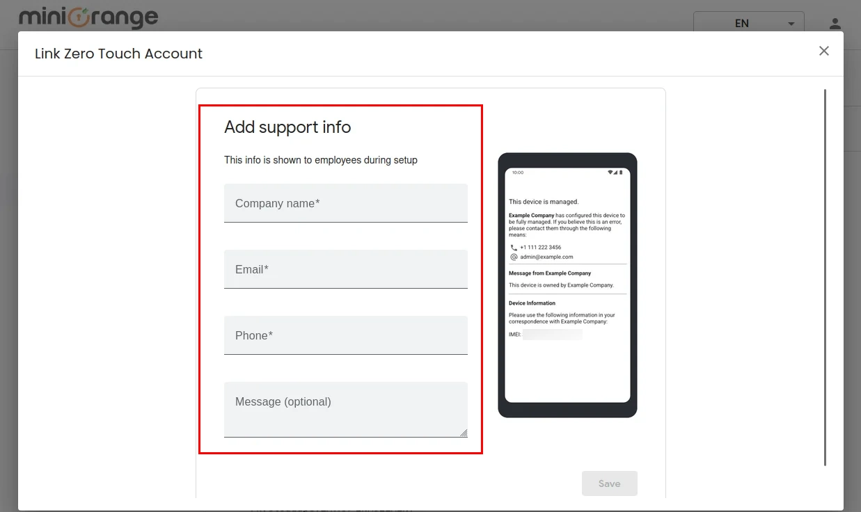 android zero touch enrollment (zte)