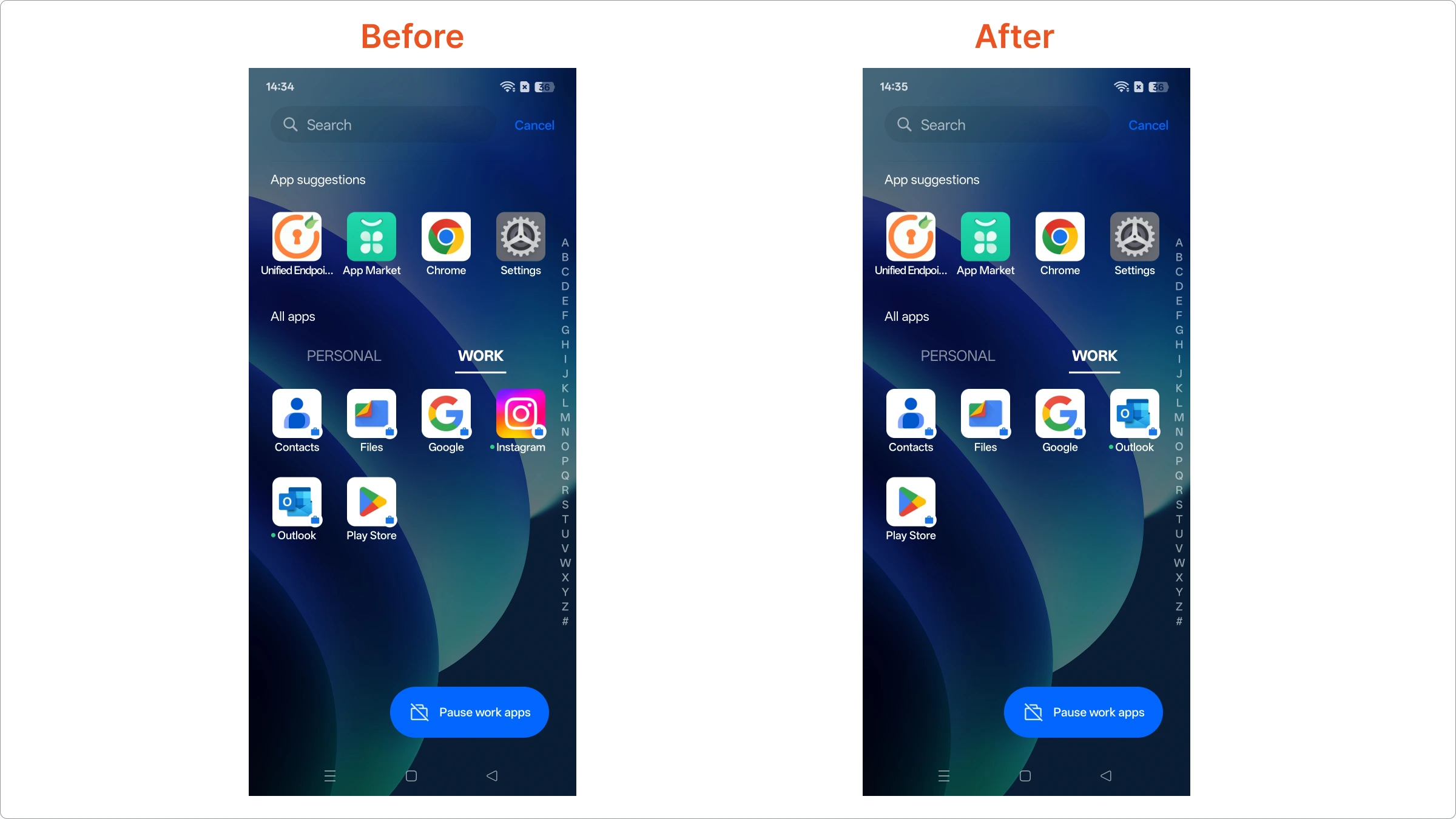 Apply updated restriction on your Devices