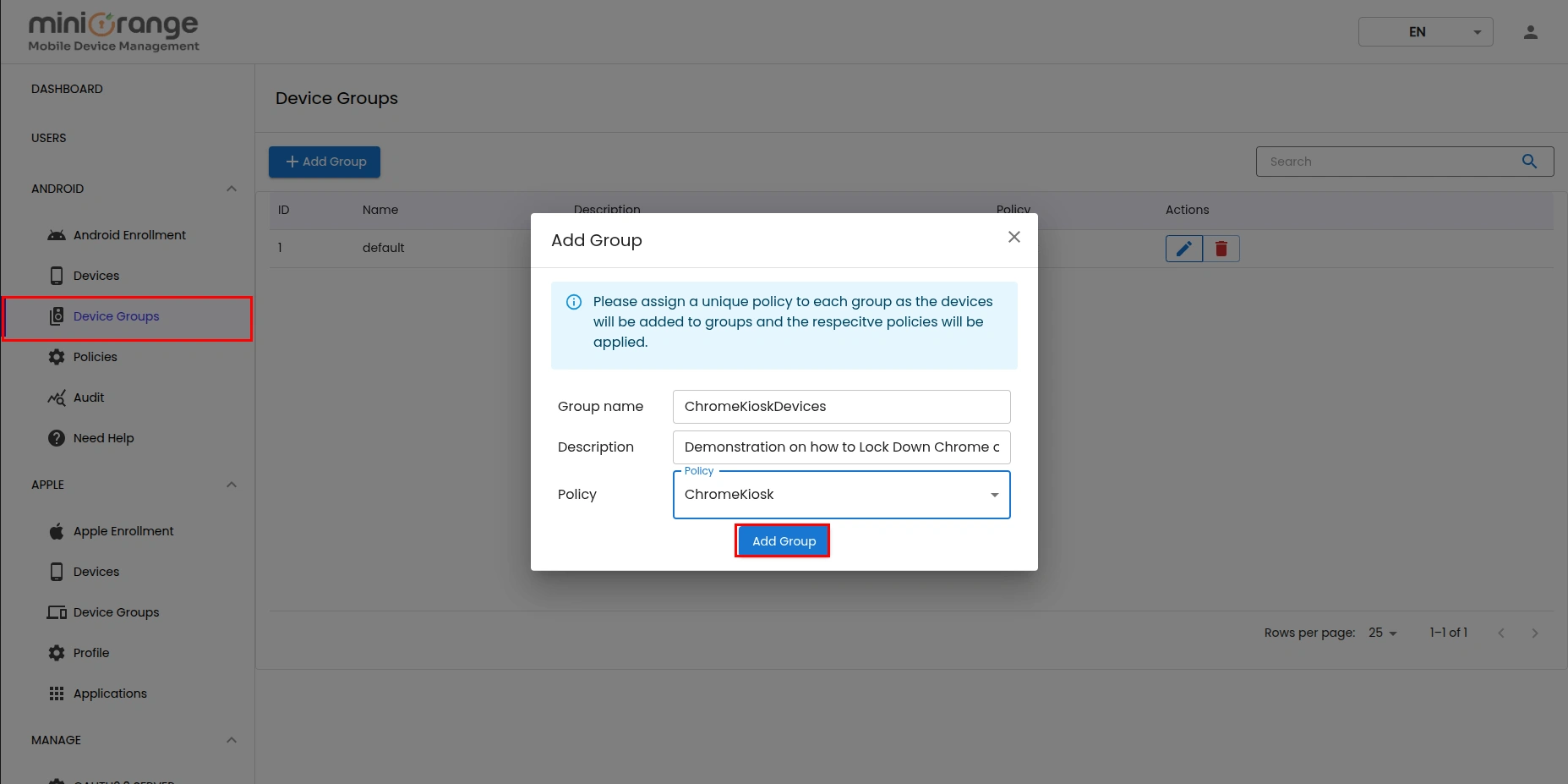 android tablet chrome kiosk mode