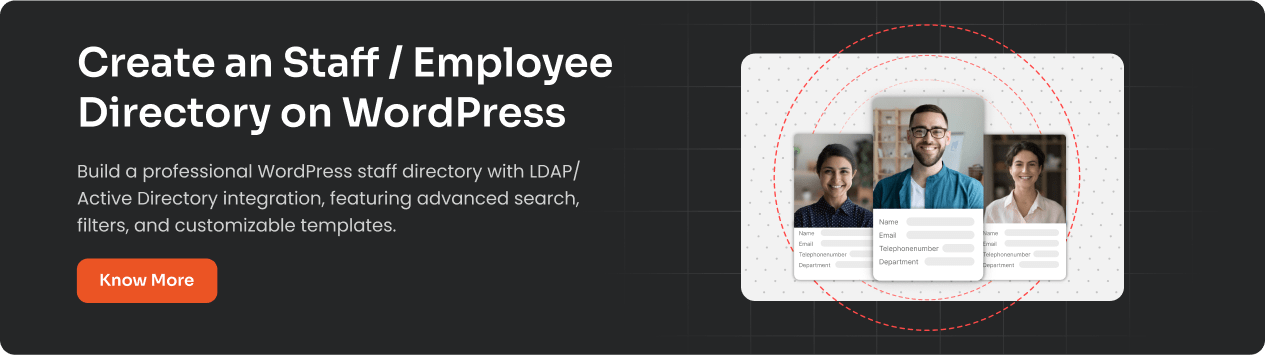 Active Directory Search | Staff Directory | Employee Directory