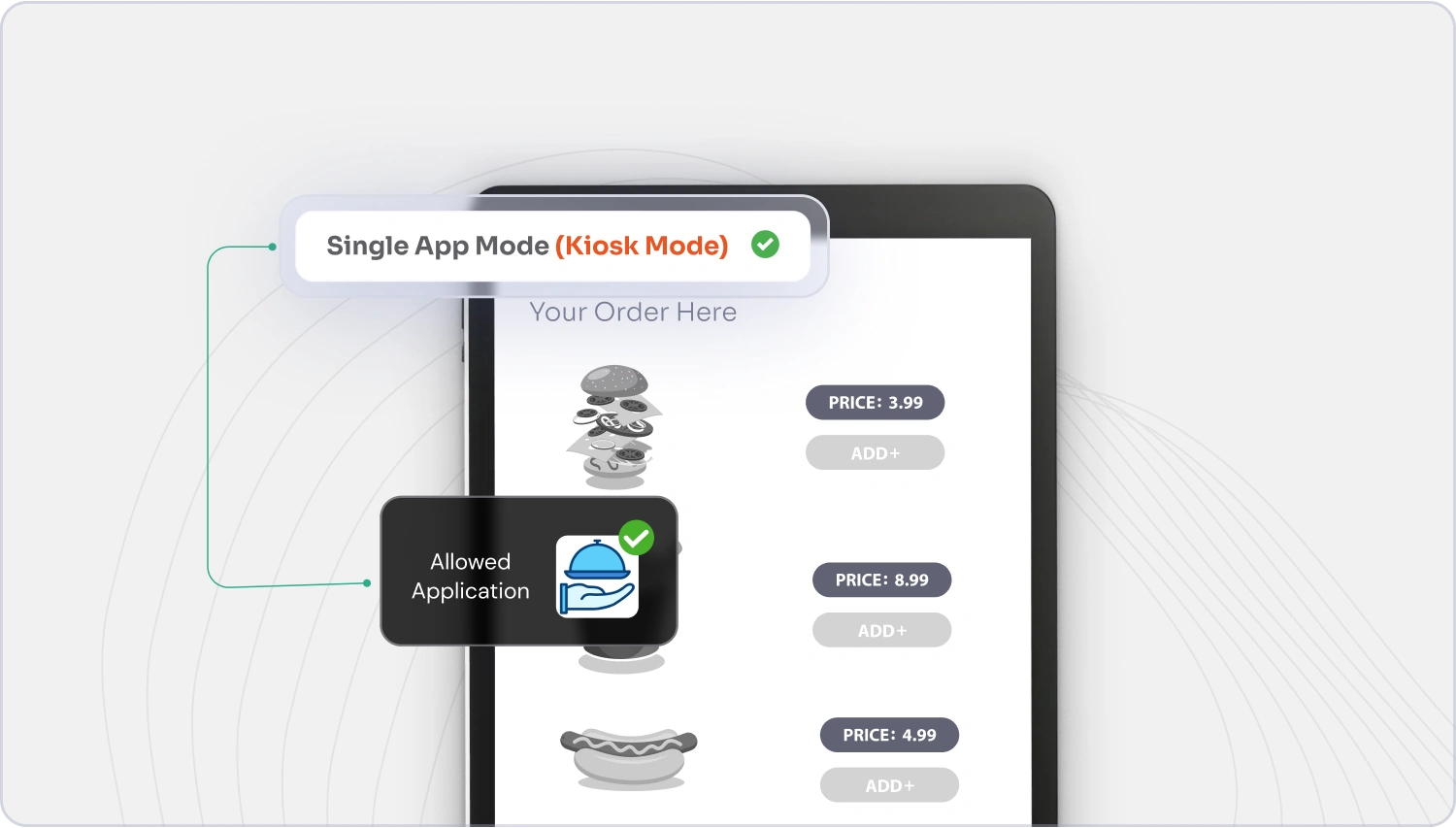 lock down android tablet for business