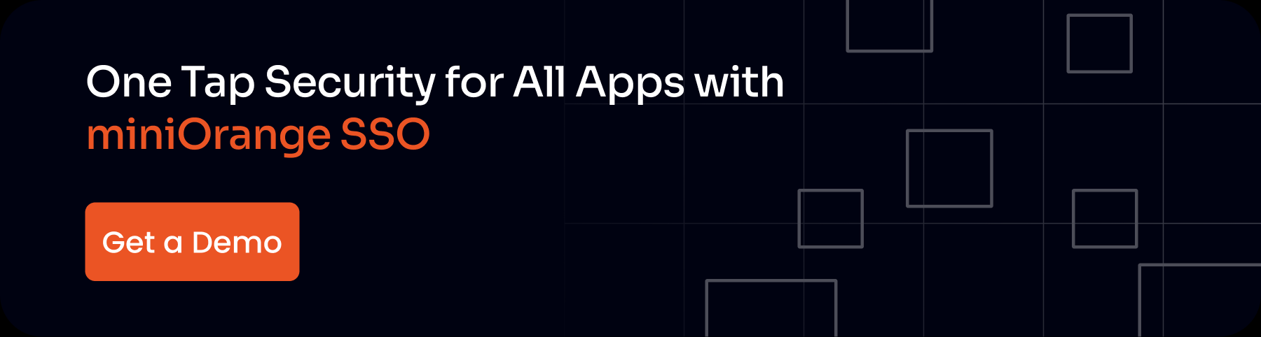 One Tap Security for All Apps with miniOrange SSO