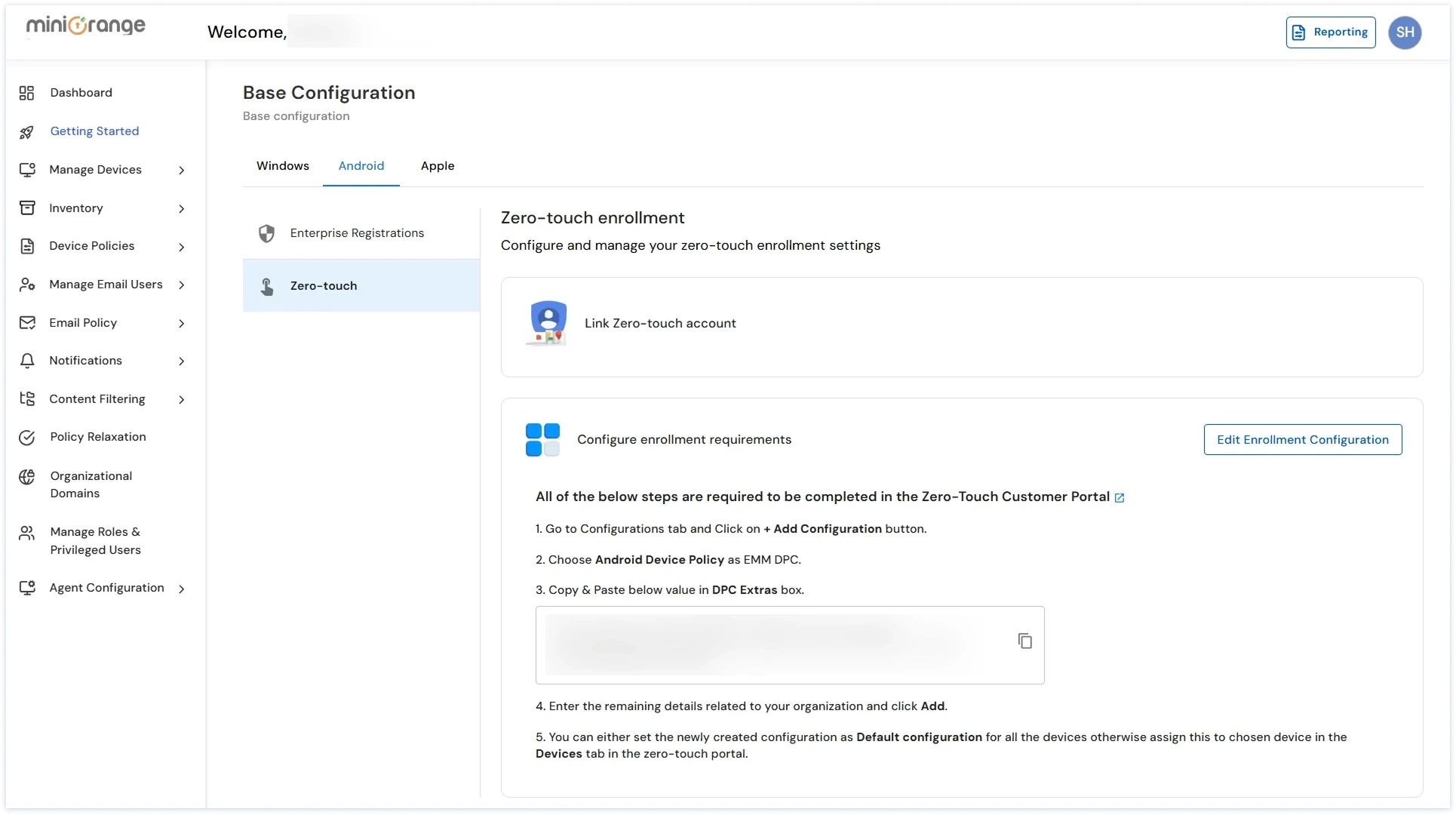 Android Zero Touch Provisioning