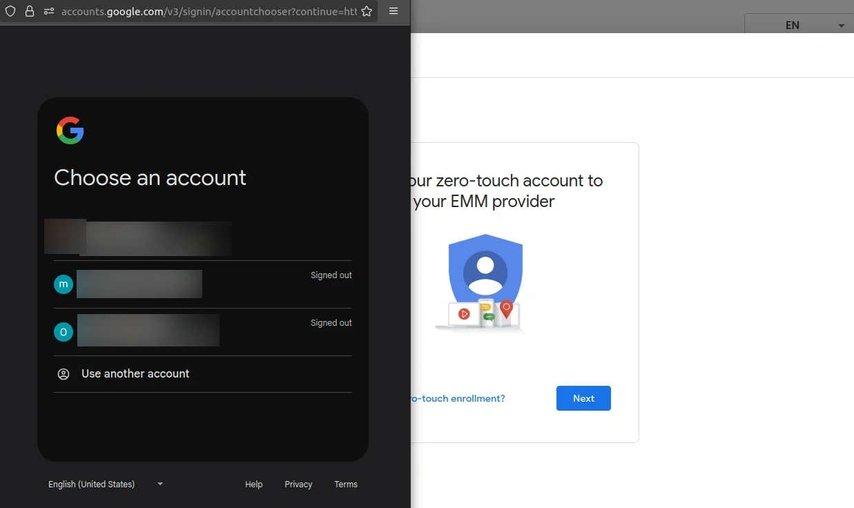 Configuring Zero-Touch Enrollment